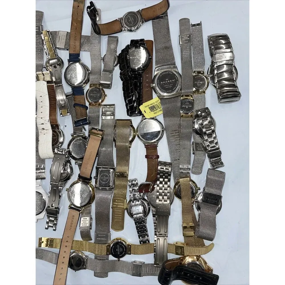 Wholesale watch lot of Skagen watches untested Qty 50 LAN50